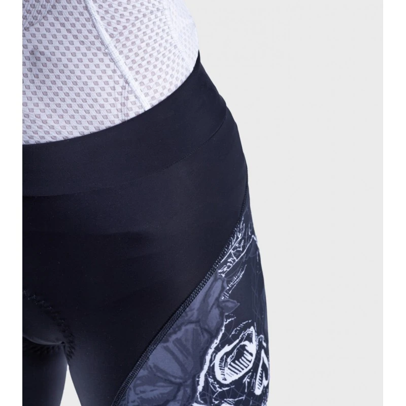 Pantaloncini Ciclismo Donna Senza Bretelle ALE' PR-R SKULL Nero 9 Pantaloncini Ciclismo Donna Senza Bretelle ALE' PR-R SKULL Nero - immagine 7