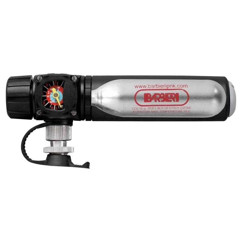 Pompa Tascabile Barbieri VISIONAir Erogatore Co2 + Pompa Con Manometro 4 Pompa Tascabile Barbieri VISIONAir Erogatore Co2 + Pompa Con Manometro - immagine 2