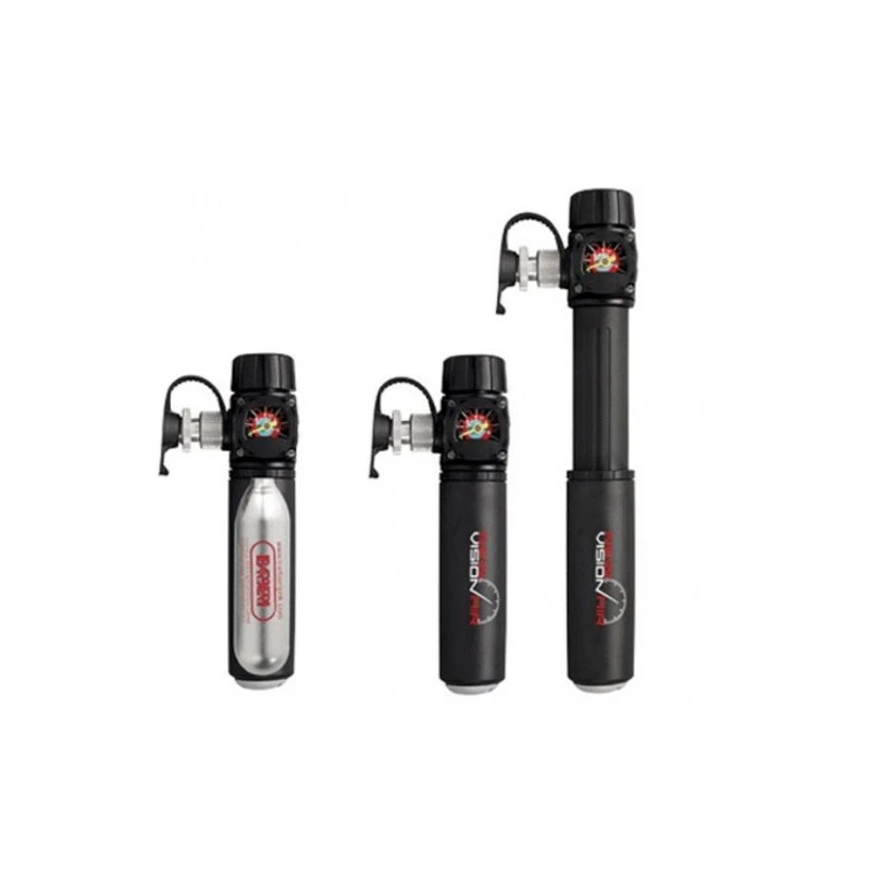 Pompa Tascabile Barbieri VISIONAir Erogatore Co2 + Pompa Con Manometro 3 Pompa Tascabile Barbieri VISIONAir Erogatore Co2 + Pompa Con Manometro