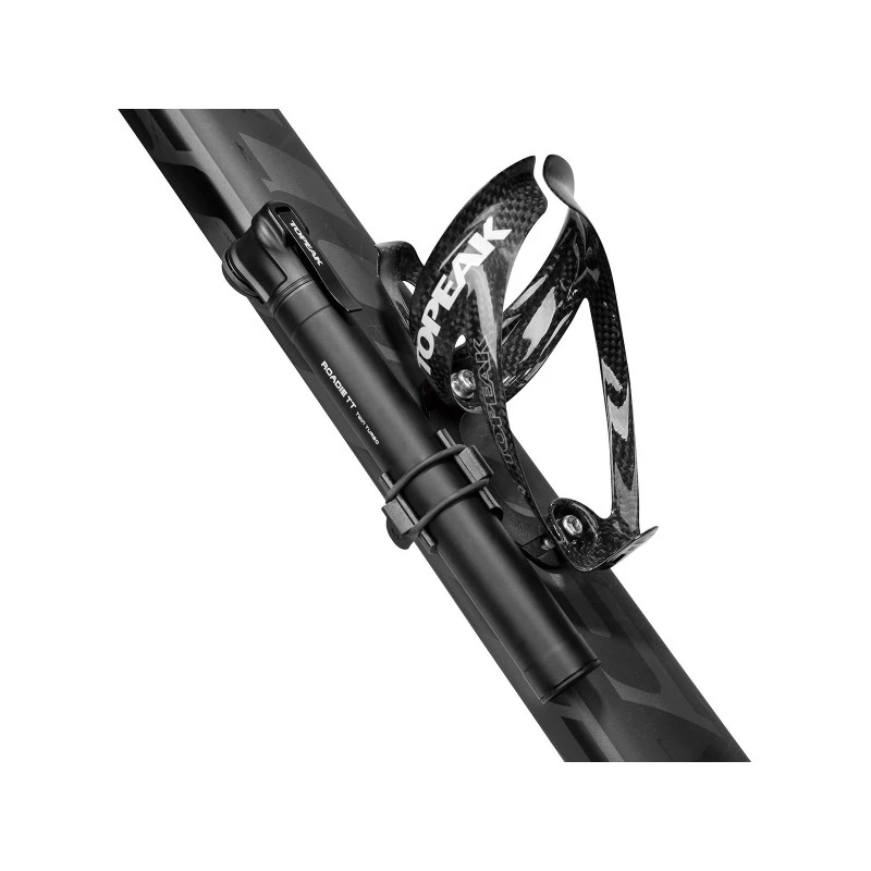 Pompa Tascabile TOPEAK Minipompa Roadie TT Mini 11 Bar/160 Psi Nera 4 Pompa Tascabile TOPEAK Minipompa Roadie TT Mini 11 Bar/160 Psi Nera - immagine 2