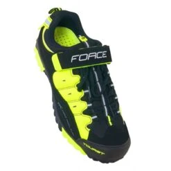 Scarpe Trekking MTB FORCE Tourist Nero Fluo -Affari Ciclistici scarpe mtb force tourist nero fluo 3