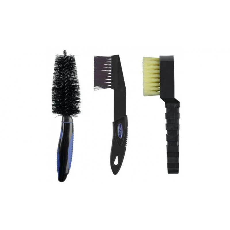 Set 3 Spazzole Barbieri Per Pulizia Bici 3 Set 3 Spazzole Barbieri Per Pulizia Bici