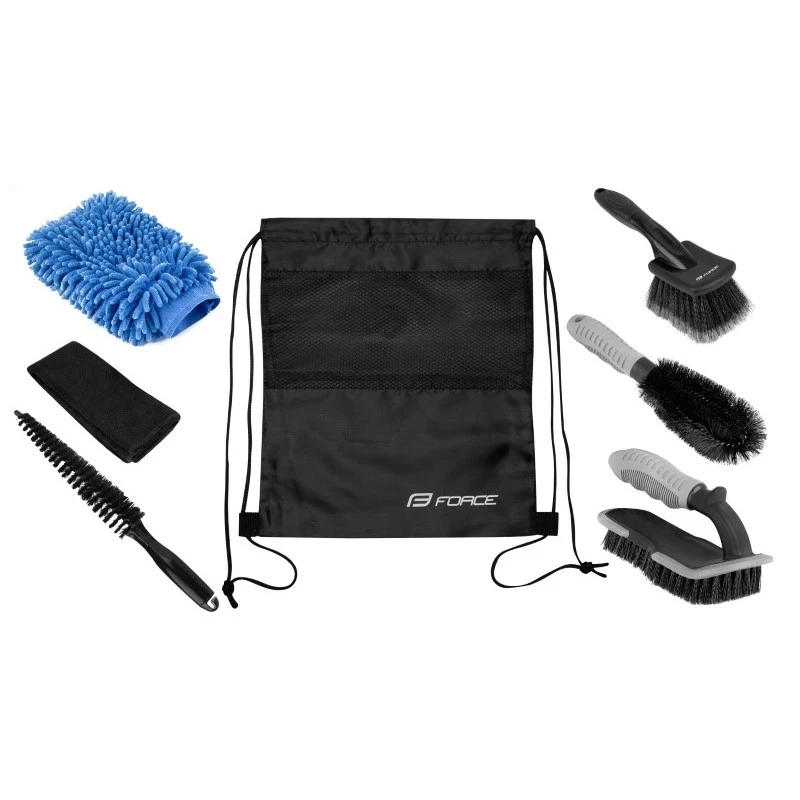 Set Per La Pulizia Della Bici FORCE PROFI 6 Pezzi 4 Set Per La Pulizia Della Bici FORCE PROFI 6 Pezzi - immagine 2